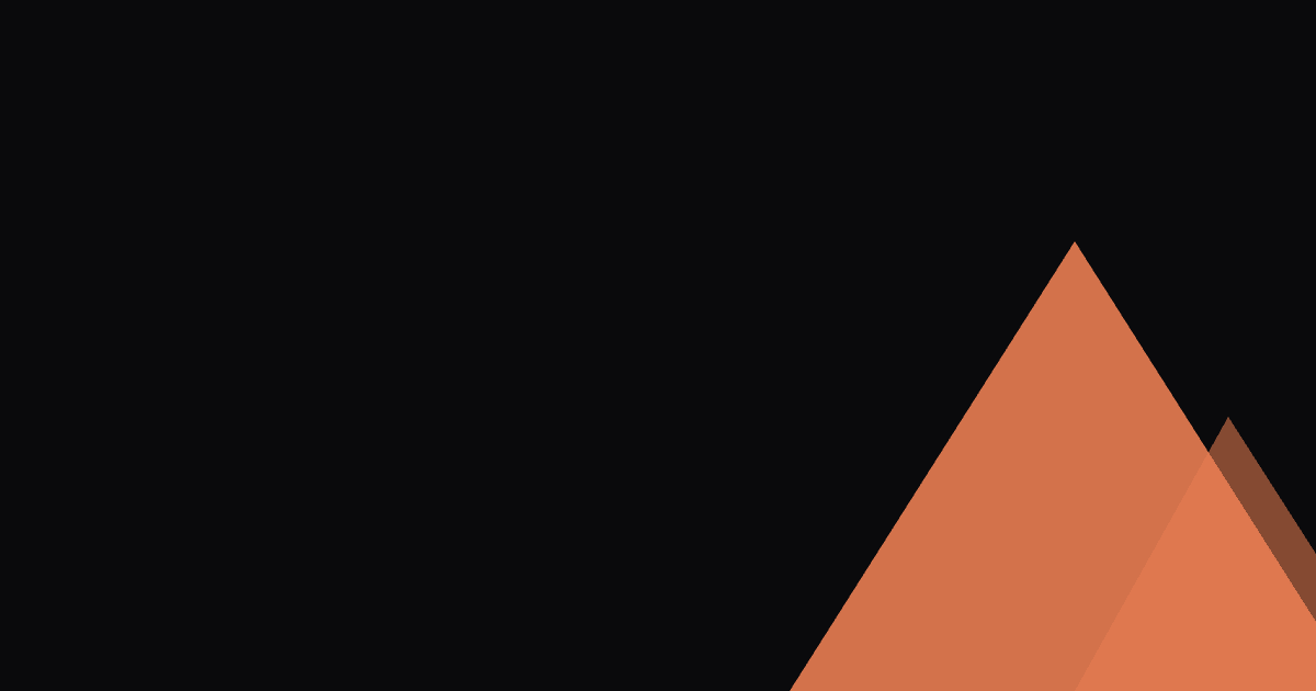 True Peaks Media mountain-peak background graphic, orange on dark — featured image for 'ROAS Isn't Profit'.